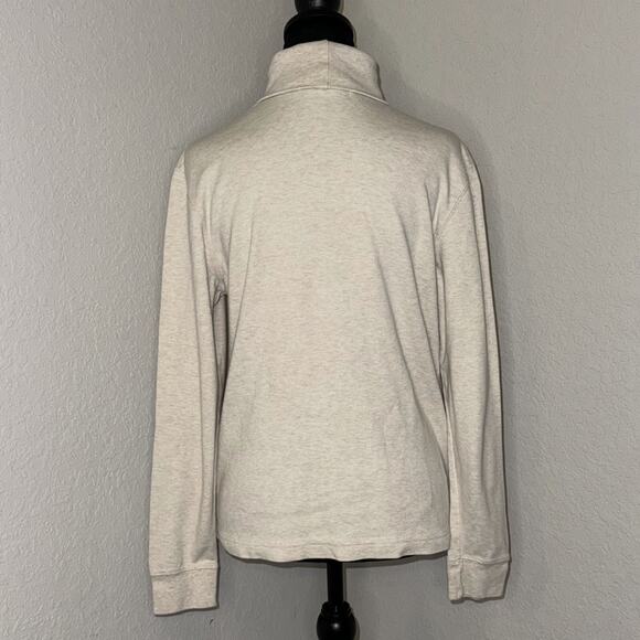 Croft & Barrow Top Women Medium Ivory Embroidered Turtleneck Christmas theme - Picture 4 of 8